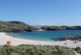 Clachtoll Beach Campsite, Scottish Highlands