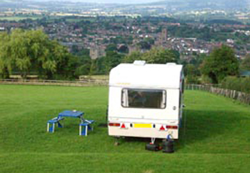 Whitcliffe Camp Site, Ludlow, Shropshire