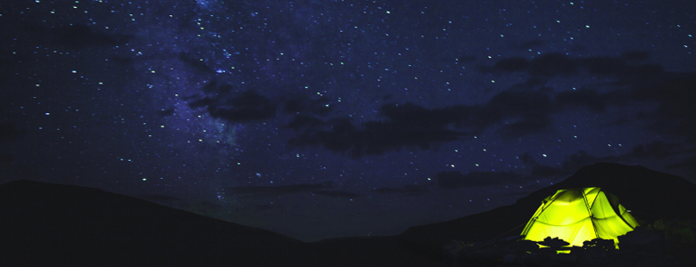 Camping under Dark Skies UK