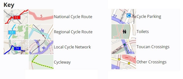 Cycle Route Key